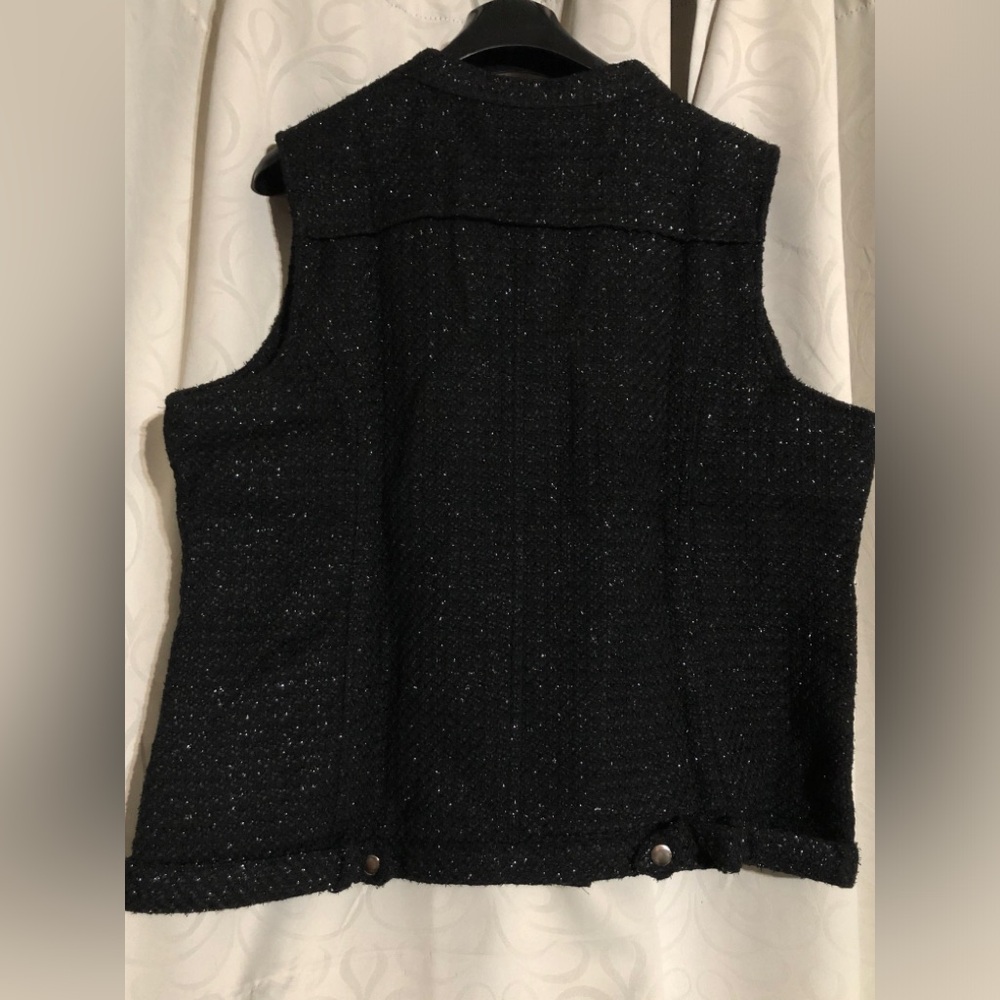 Randolph Duke “SPIRITED” Tweed Look Motorcycle Vest Asymmetrical NWT! - Picture 9 of 9